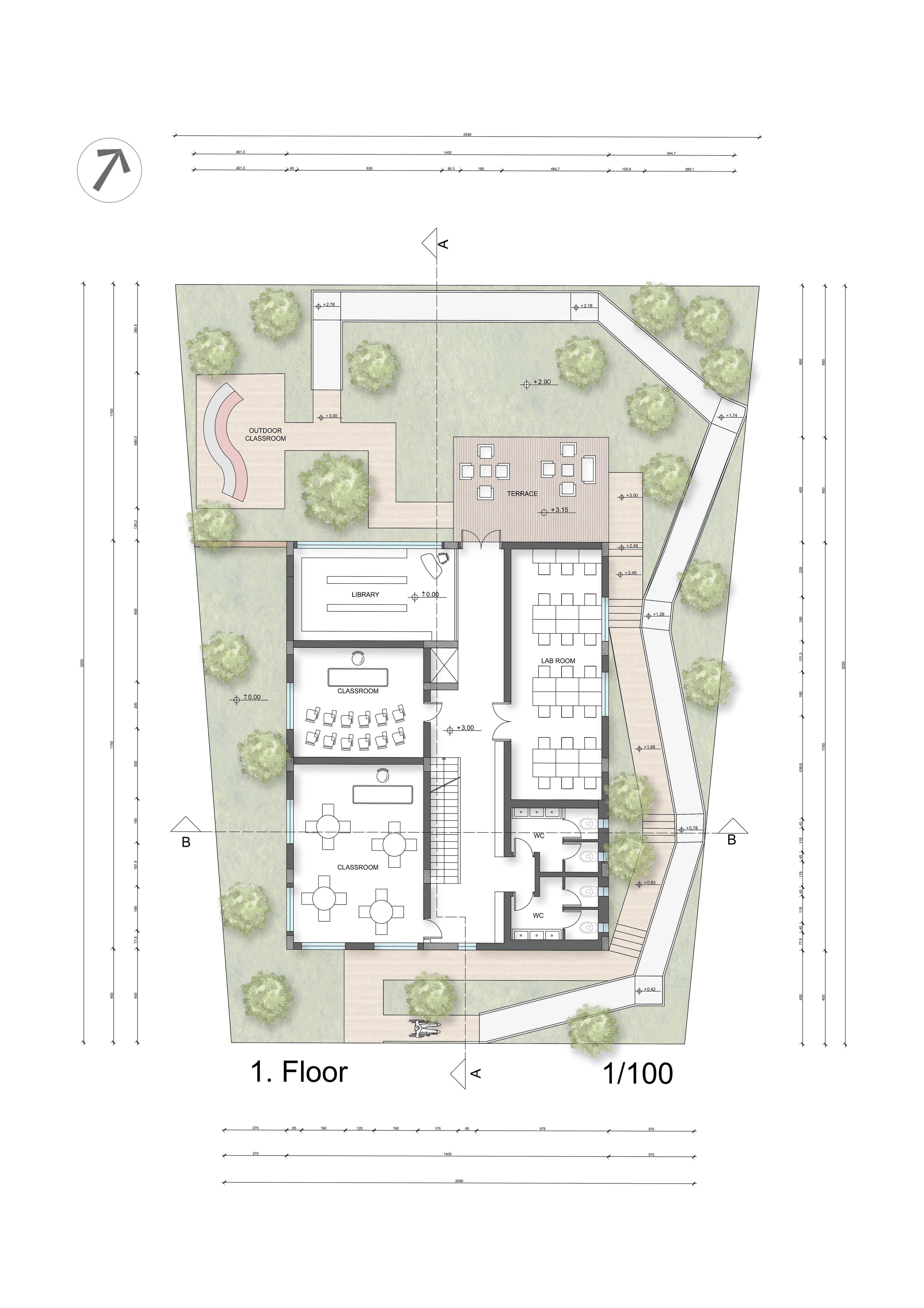 Second floor plan