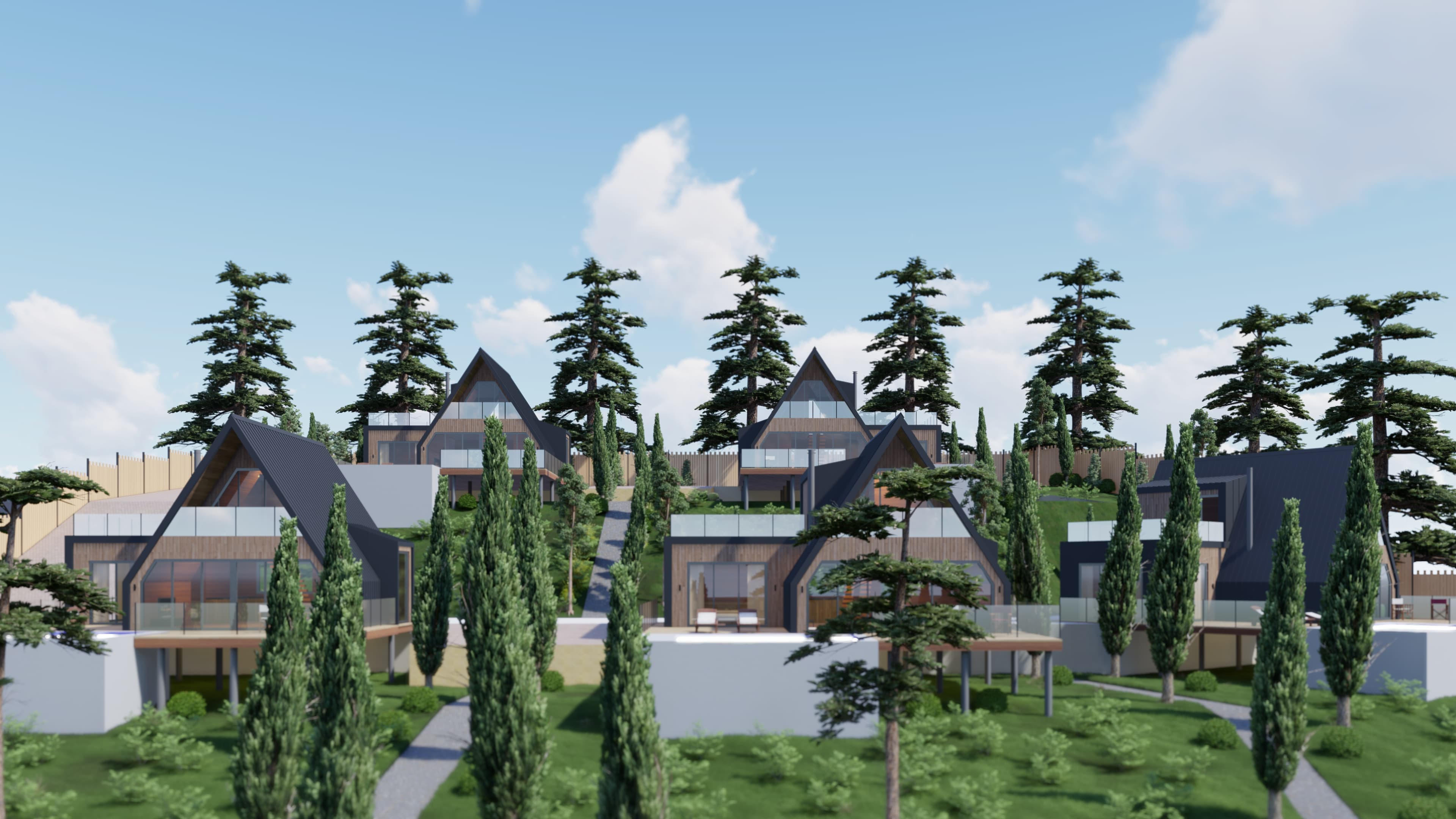 Bungalow grouping